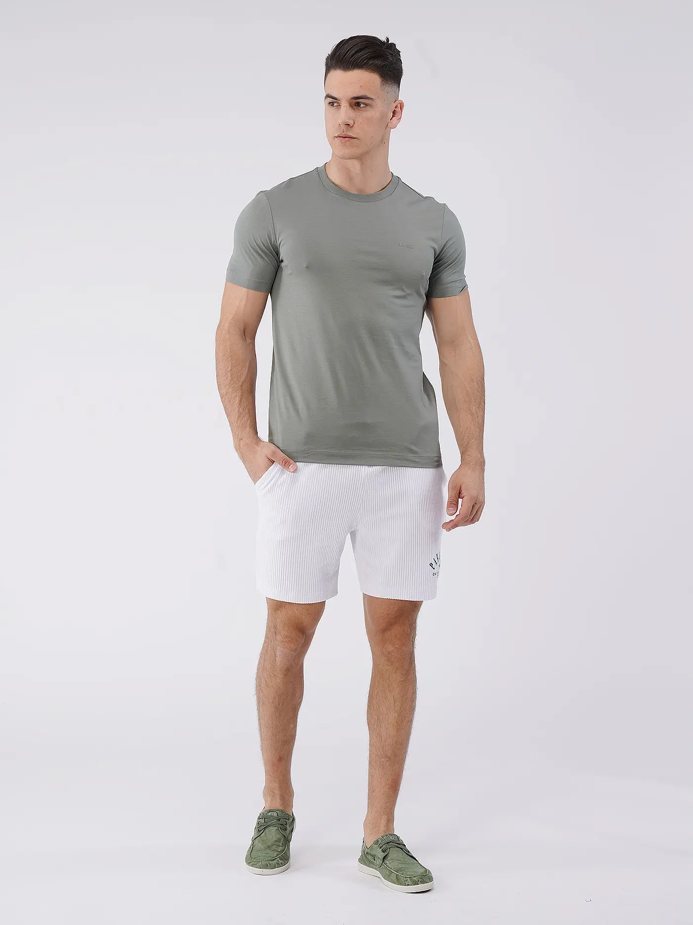 BOSS |  T-Shirt Regular Fit THOMPSON | hellgrün